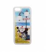 Capa De Celular Mickey & Minnie Na Praia Glitter - Disney